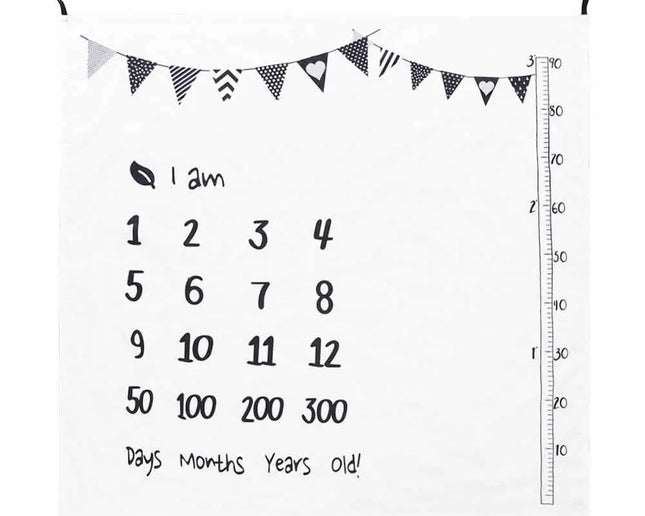 Newborn Baby Milestone Photography Blanket