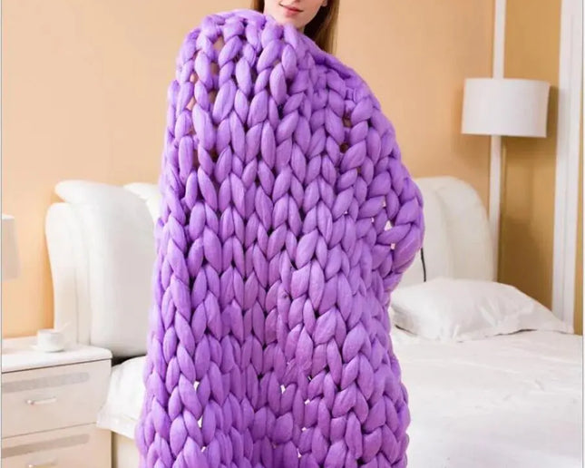 Zen Weighted Knitted Blanket