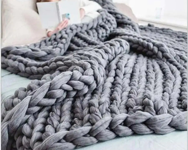 Zen Weighted Knitted Blanket