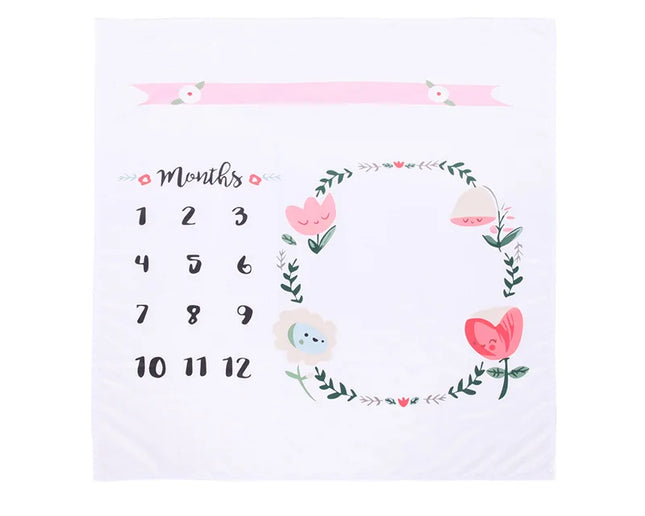 Newborn Baby Milestone Photography Blanket