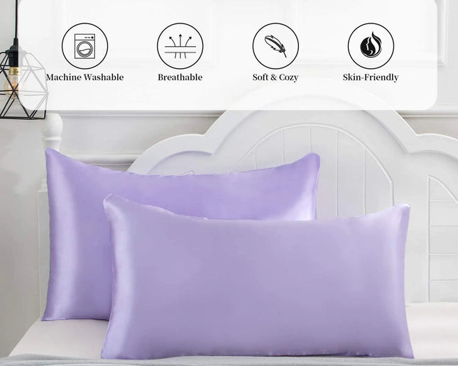 Beauty Sleep Satin Pillowcases 2/Pack