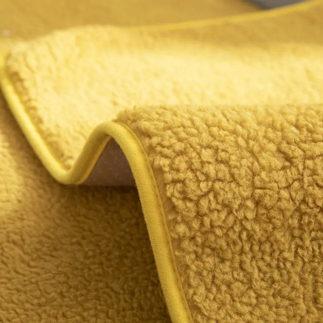 Ultra-Soft Sherpa Fleece Sofa Cover | Plush Non-Slip Couch Slipcover