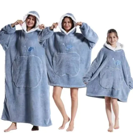 The CozyPlush Wearable Blanket | Ultra-Soft Shu Cotton Velvet Pullover