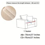 Ultra-Soft Sherpa Fleece Sofa Cover | Plush Non-Slip Couch Slipcover