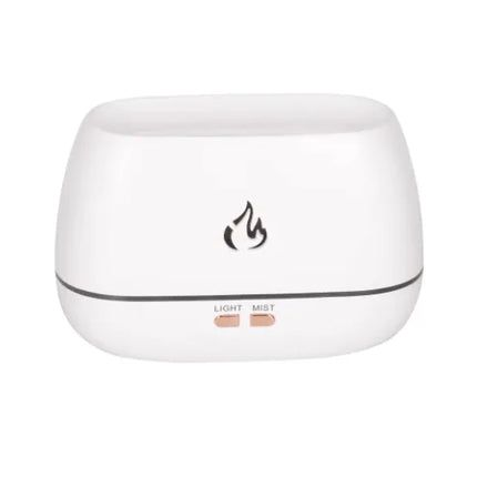 Flame Effect Humidifier & Himalayan Modern Salt Lamp Diffuser