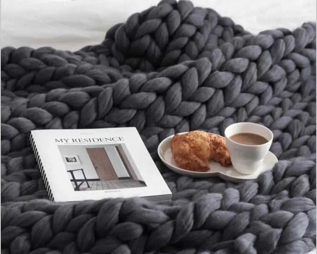 Zen Weighted Knitted Blanket