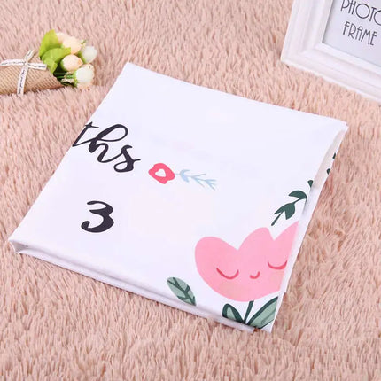Newborn Baby Milestone Photography Blanket