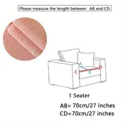 Ultra-Soft Sherpa Fleece Sofa Cover | Plush Non-Slip Couch Slipcover