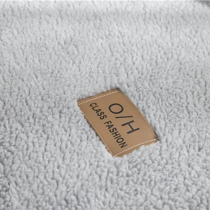 Ultra-Soft Sherpa Fleece Sofa Cover | Plush Non-Slip Couch Slipcover