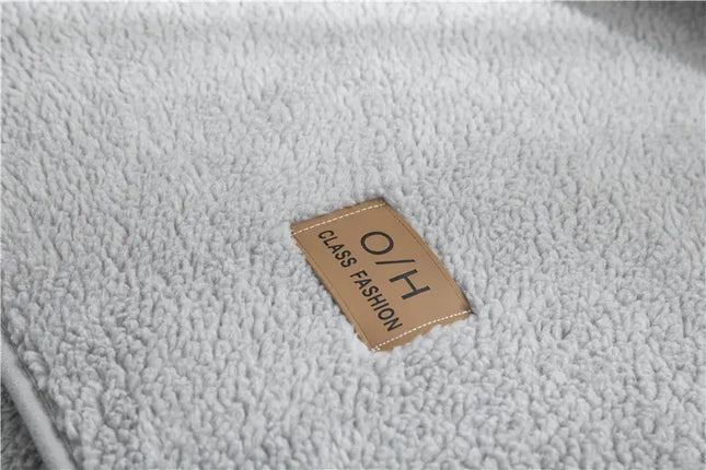 Ultra-Soft Sherpa Fleece Sofa Cover | Plush Non-Slip Couch Slipcover