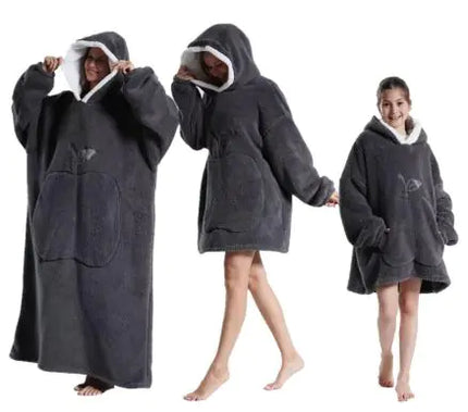 The CozyPlush Wearable Blanket | Ultra-Soft Shu Cotton Velvet Pullover