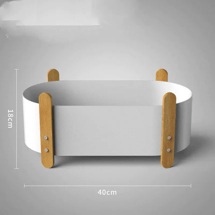 Minimalist Iron Planter: Nordic Style Indoor Pot for Succulents