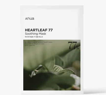 Anua Heartleaf K-Beauty Skincare Set | White Birch Water Molecular Face Mask (10 Sheets)