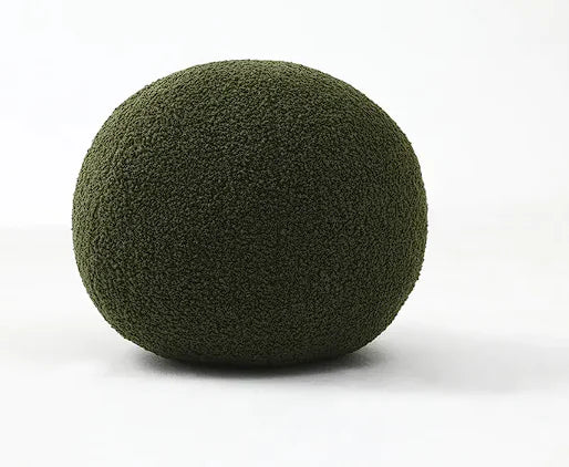 Luxurious Round Velvet Knot Ball Pillow | Scandinavian Accent Cushion for Sofa & Bed