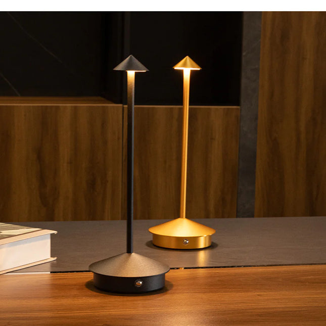 Elegant Sculptural LED Table Lamp | Modern Minimalist Accent Light