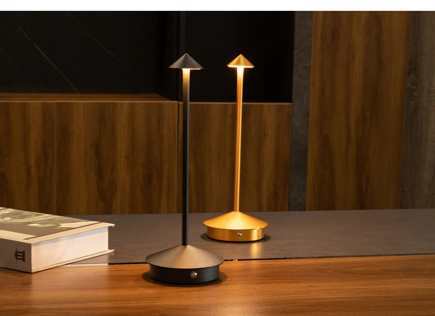 Elegant Sculptural LED Table Lamp | Modern Minimalist Accent Light