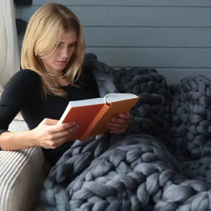 Zen Weighted Knitted Blanket