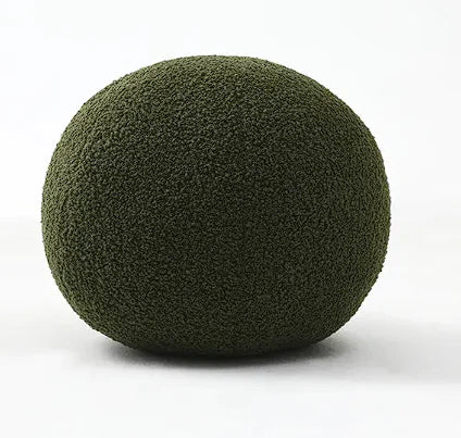 Luxurious Round Velvet Knot Ball Pillow | Scandinavian Accent Cushion for Sofa & Bed