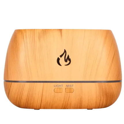 Flame Effect Humidifier & Himalayan Modern Salt Lamp Diffuser