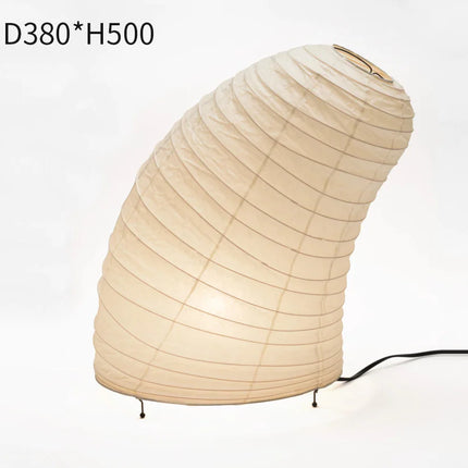 RiceBloom Nordic Minimalist Accent Light | Japanese Style Rice Paper Diffused Table Lamp