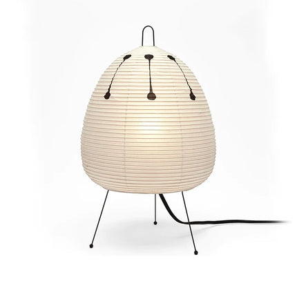 RiceBloom Nordic Minimalist Accent Light | Japanese Style Rice Paper Diffused Table Lamp