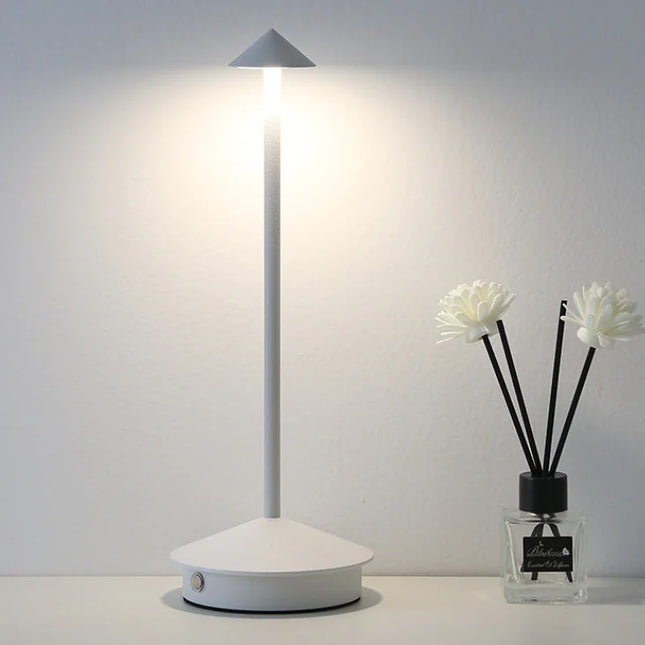 Elegant Sculptural LED Table Lamp | Modern Minimalist Accent Light