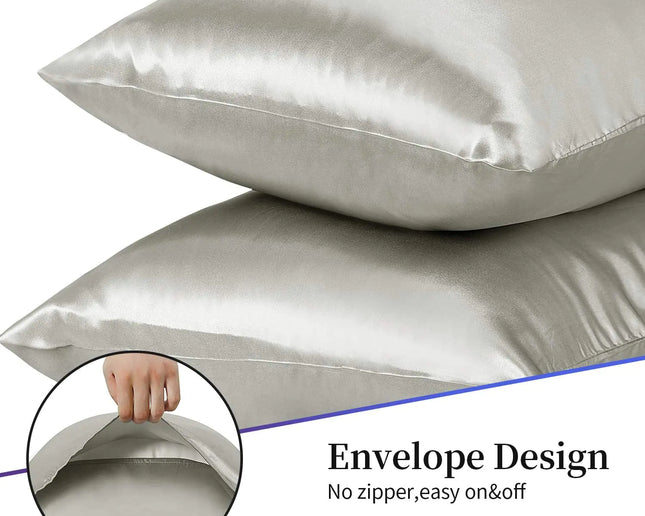 Beauty Sleep Satin Pillowcases 2/Pack