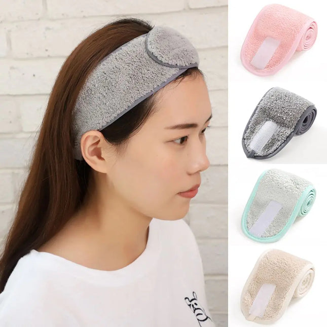 Cute Bow Headband for Skincare & Makeup | Non-Slip Plush Beauty Accessory
