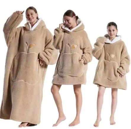 The CozyPlush Wearable Blanket | Ultra-Soft Shu Cotton Velvet Pullover