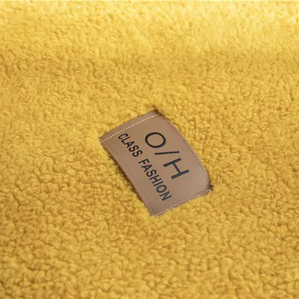 Ultra-Soft Sherpa Fleece Sofa Cover | Plush Non-Slip Couch Slipcover