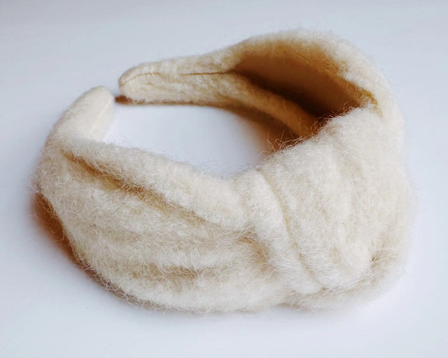 Cozy Fuzzy Cloud Knotted Headband