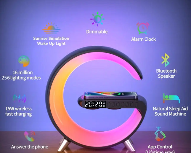 Multifunction Bluetooth Speaker RGB Night Light