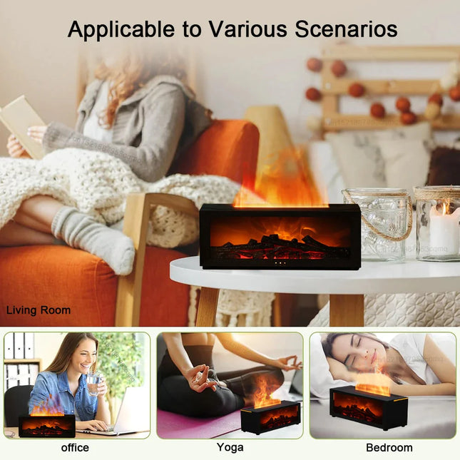 The Mesmerizing Flame Diffuser & Humidifier