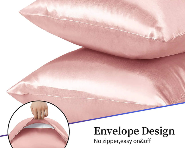 Beauty Sleep Satin Pillowcases 2/Pack