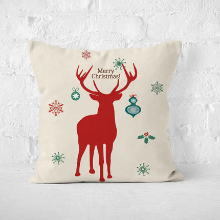 Christmas Elements Pillow Covers (45x45cm) | Non-Fading Sublimation Festive Cushion Covers