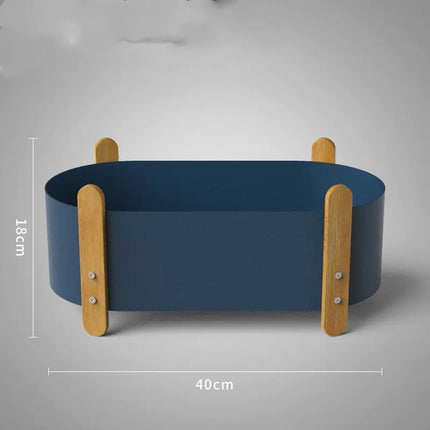 Minimalist Iron Planter: Nordic Style Indoor Pot for Succulents