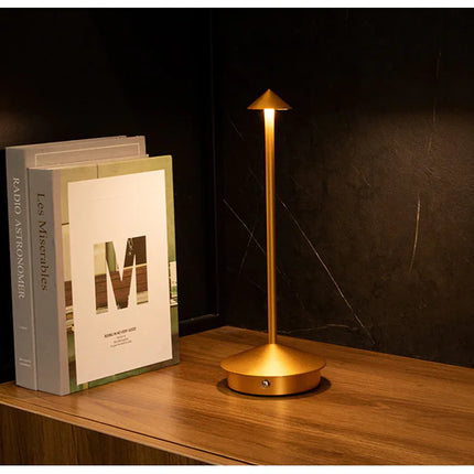 Elegant Sculptural LED Table Lamp | Modern Minimalist Accent Light