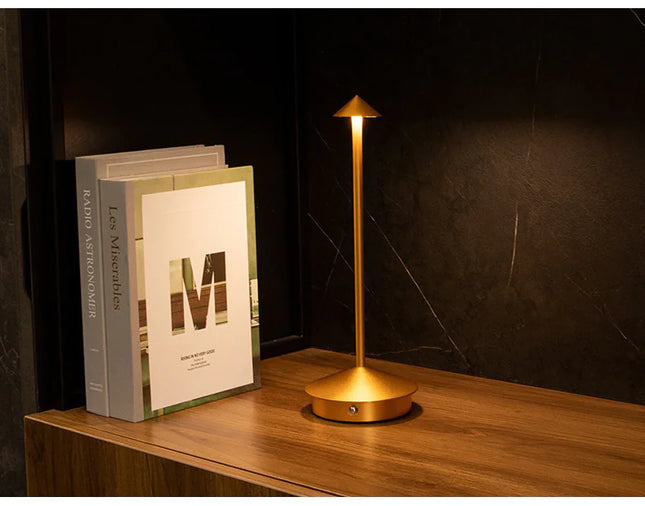 Elegant Sculptural LED Table Lamp | Modern Minimalist Accent Light