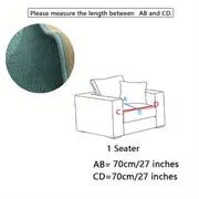 Ultra-Soft Sherpa Fleece Sofa Cover | Plush Non-Slip Couch Slipcover